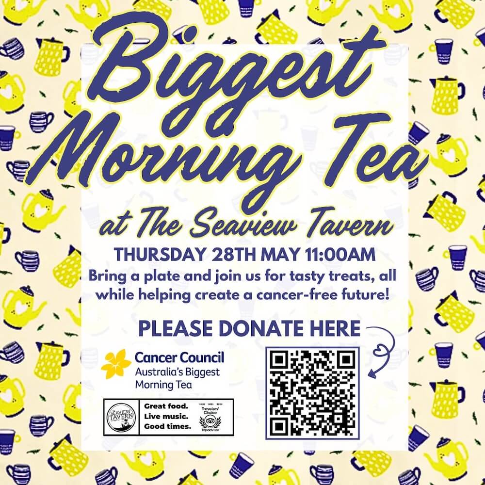 Biggest Morning Tea at the Seaview Tavern Woolgoolga