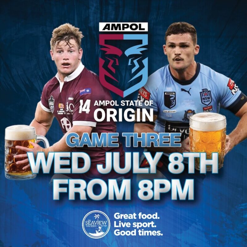 State of Origin game 3 live and loud at the Seaview Tavern Woolgoolga