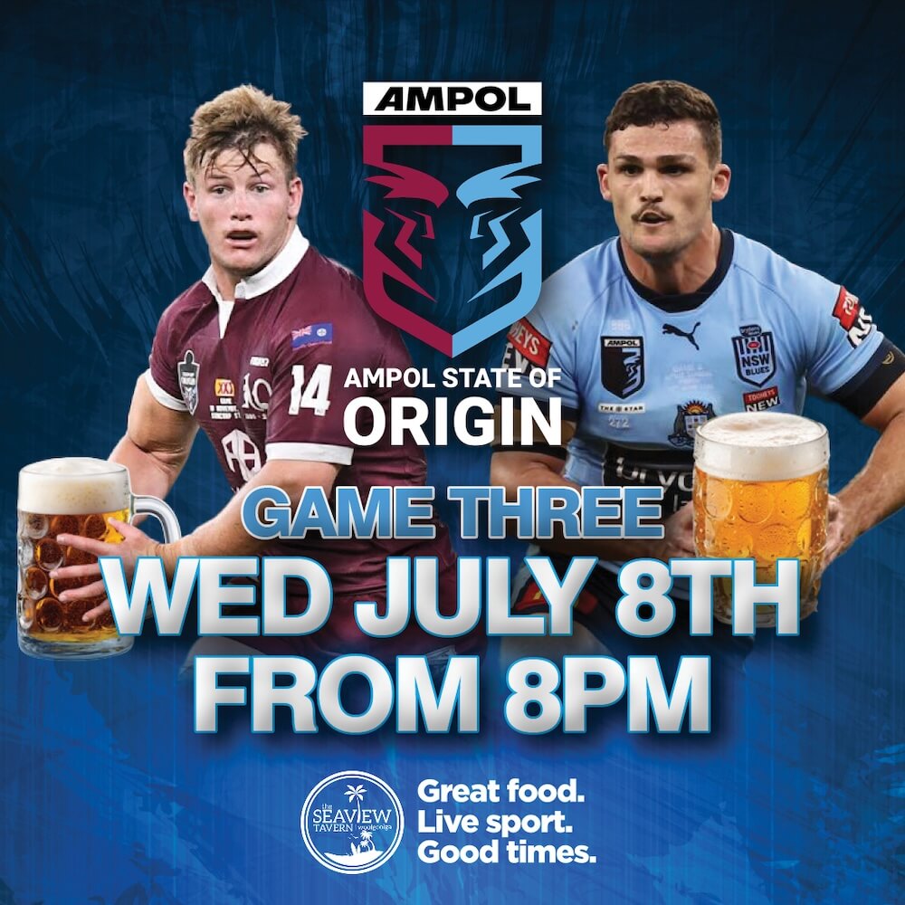 State of Origin game 3 live and loud at the Seaview Tavern Woolgoolga