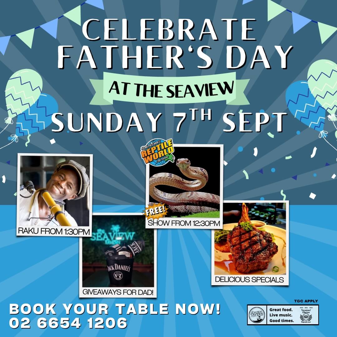 Fathers Day at the Seaview Tavern Woolgoolga September 7 2025