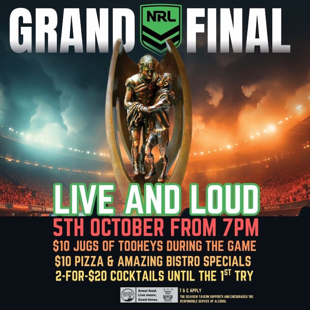 NRL Grand Final 2025 live and loud at the Seaview Tavern Woolgoolga
