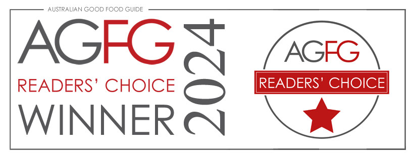 Australian Good Food Guide Readers' Choice Winner 2024