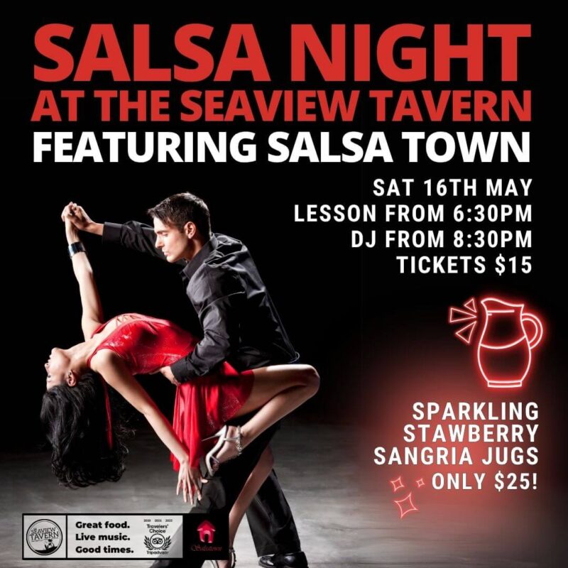 Salsa Night 16th May 2026 at the Seaview Tavern Woolgoolga