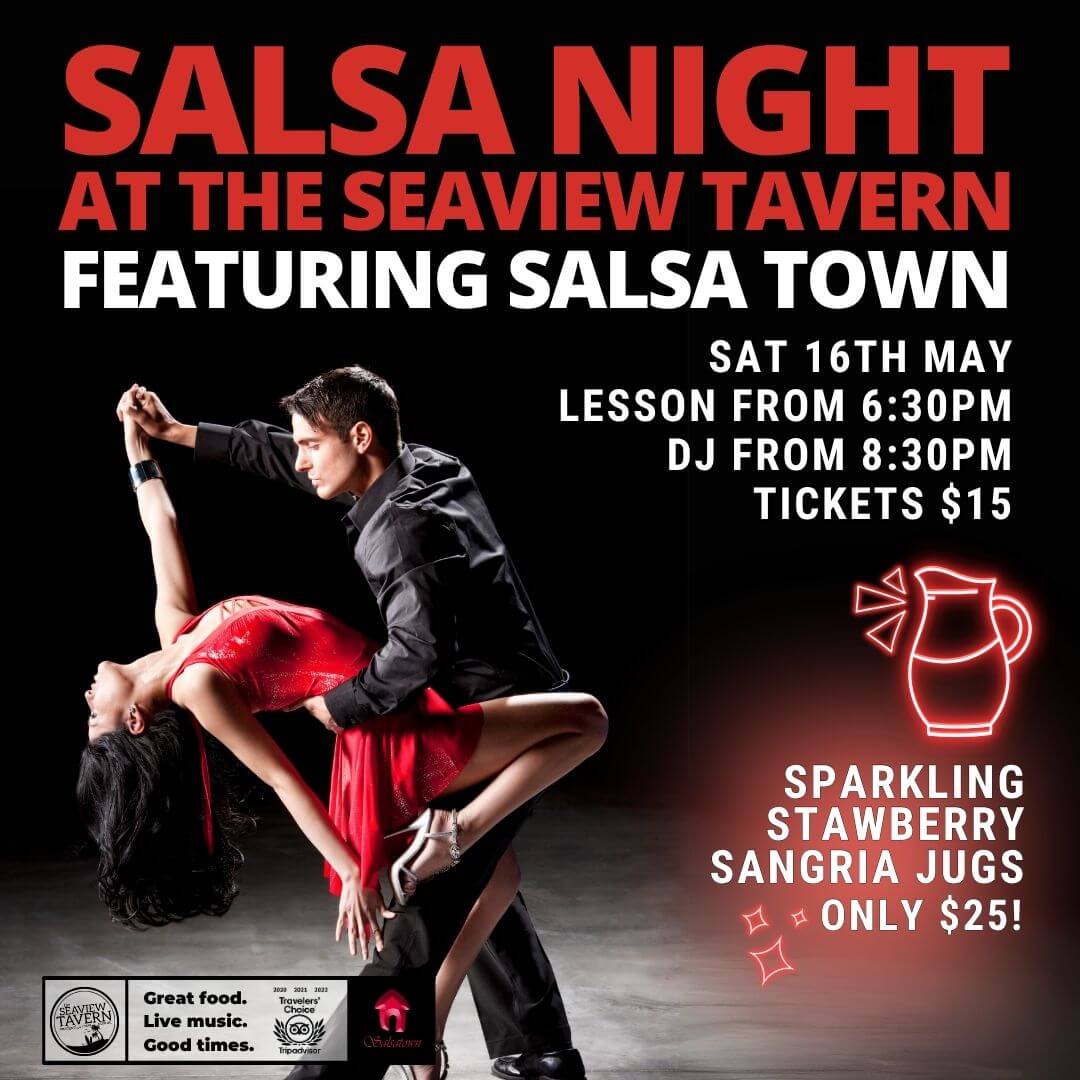 Salsa Night 16th May 2026 at the Seaview Tavern Woolgoolga