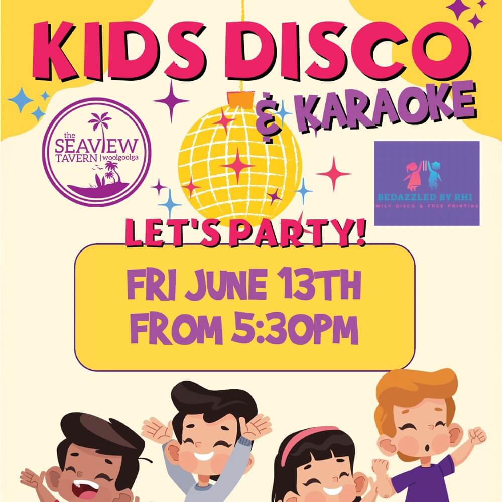 Kids Disco at the Seaview Tavern Friday June 13