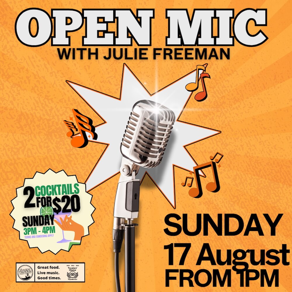Open Mic with Julie Freeman at the Seaview Tavern Woolgoolga