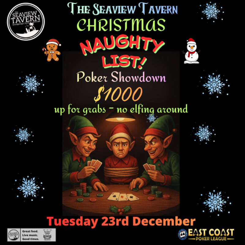 The Seaview Tavern Christmas Naughty List Poker Showdown