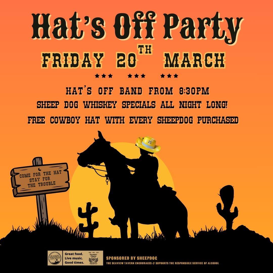 Hat's Off Party sponsored by Sheep Dog