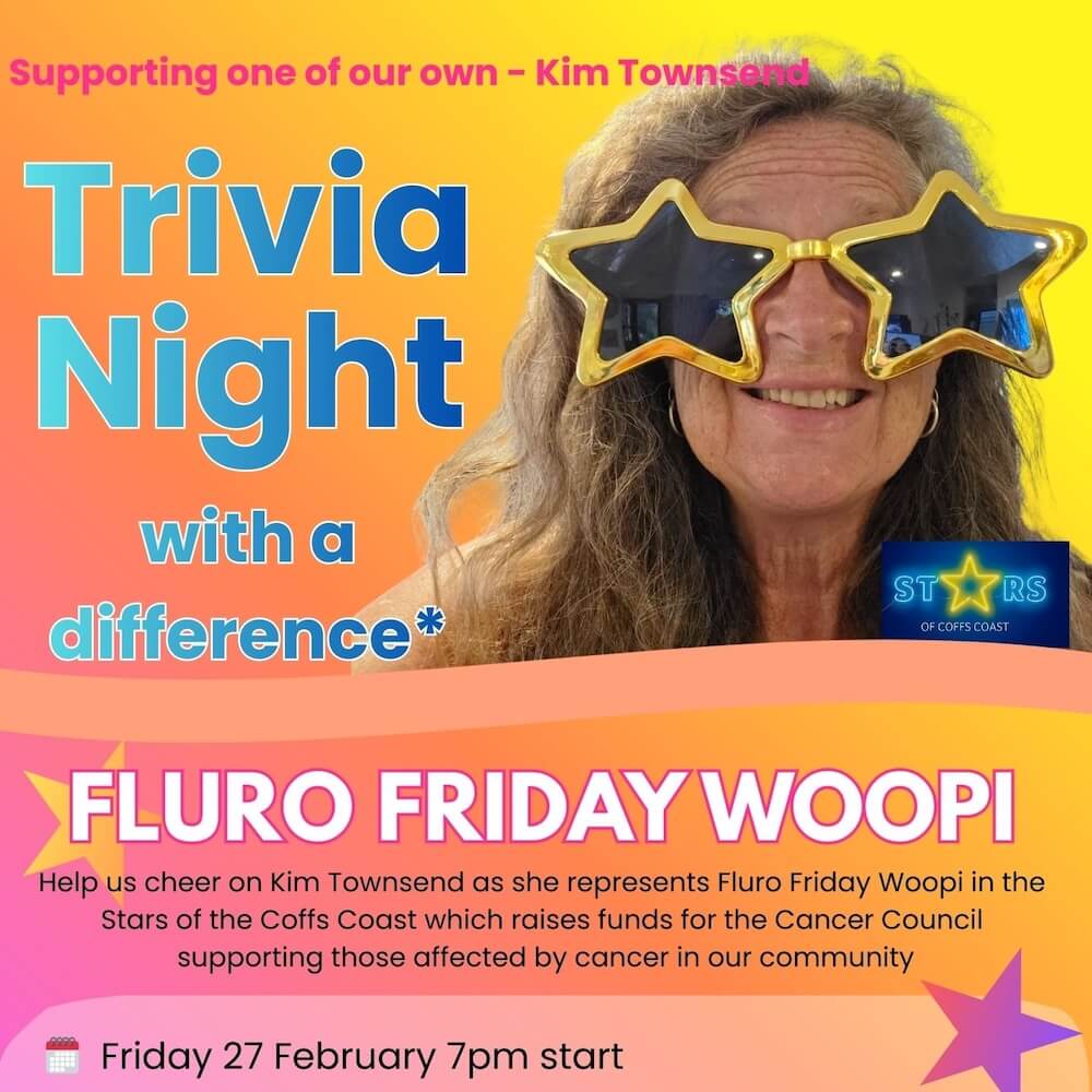 Kim’s Trivia Night Kim's Trivia Night upstairs at the Seaview Tavern Woolgoolga