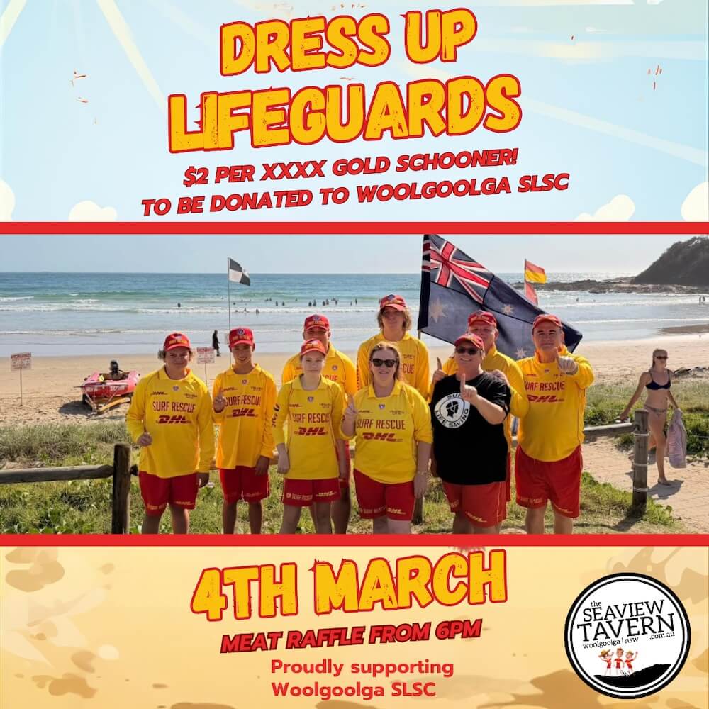 Red and Yellow day at the Seaview Tavern Woolgoolga