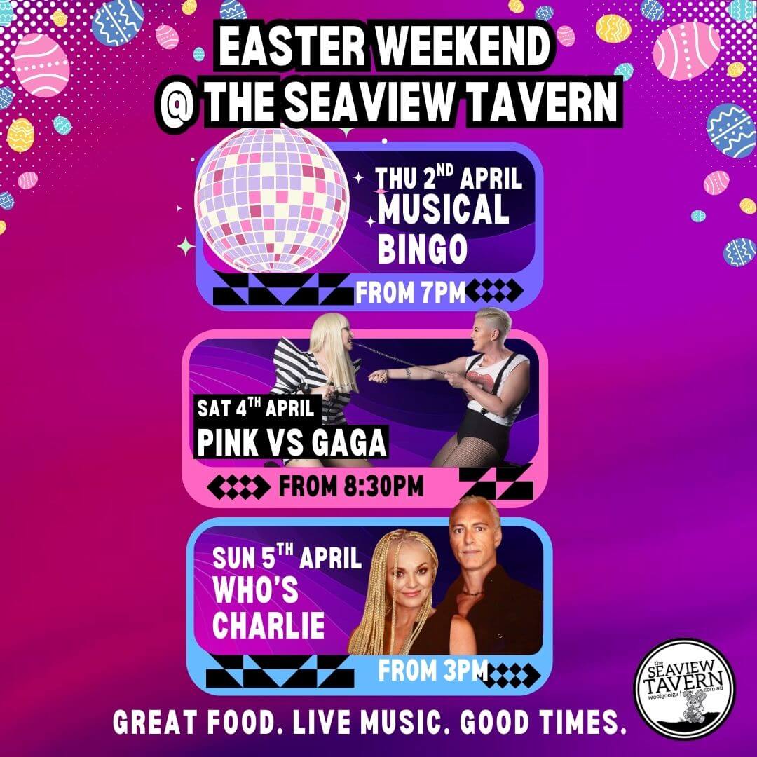 Easter Weekend Bands at the Seaview Tavern Woolgoolga