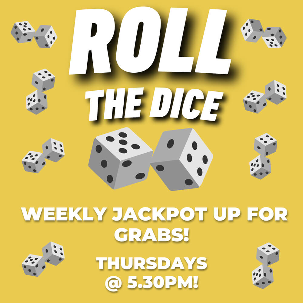 Roll the dice at the Seaview Tavern Woolgoolga with Weekly Jackpot up for grabs