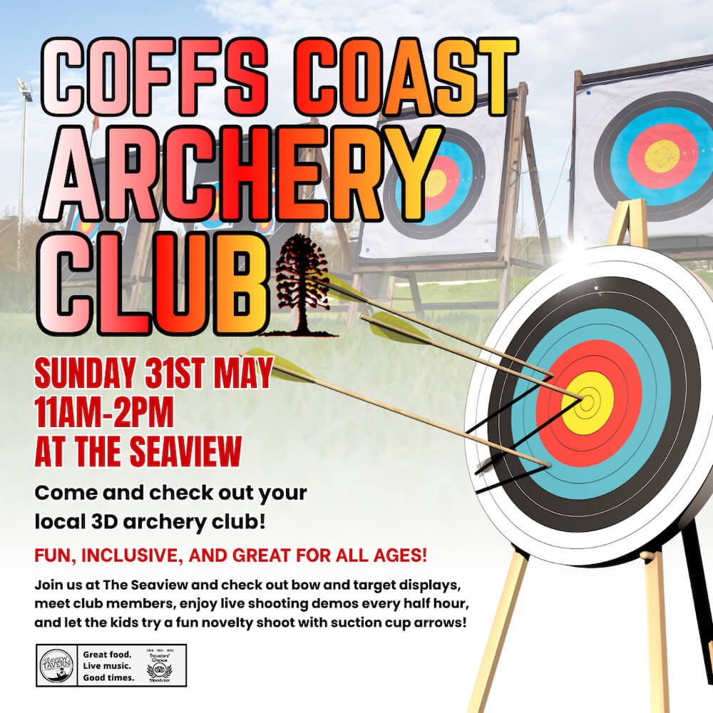 Coffs Coast Archery Family Day Coffs Coast Archery Family Day at the Seaview Tavern Woolgoolga
