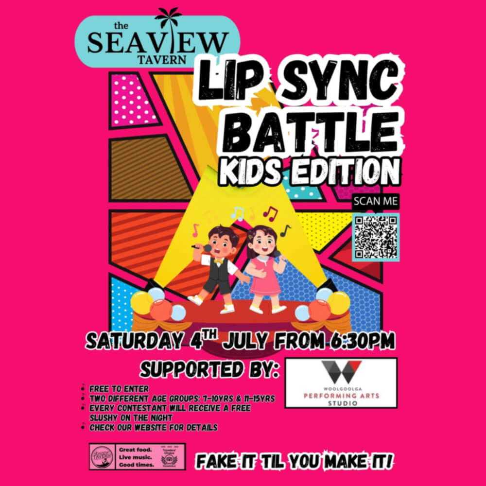 Lip Sync Battle kids at the Seaview Tavern Woolgoolga