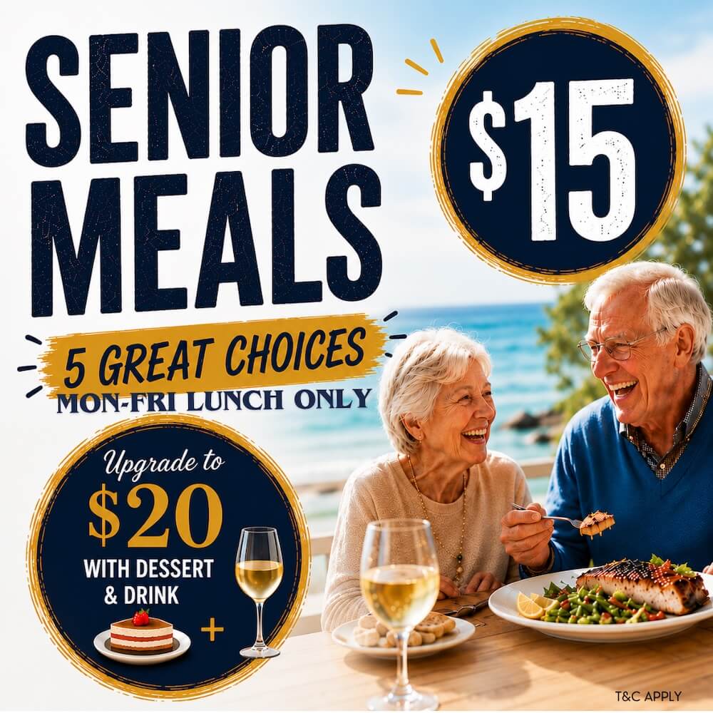 Seniors Meals at the Seaview Tavern Woolgoolga