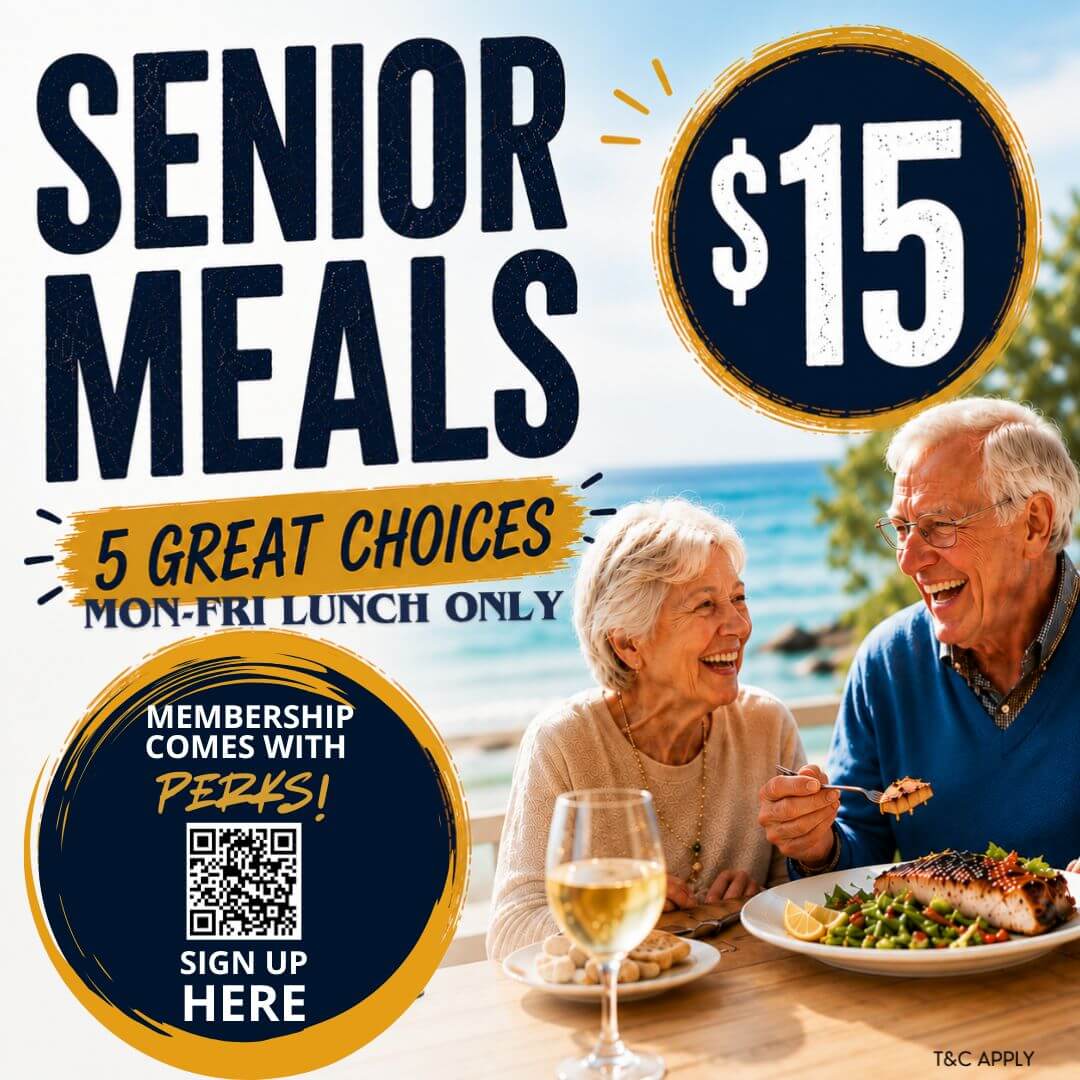Senior Meals 5 great choice at the Seaview Tavern Woolgoolga