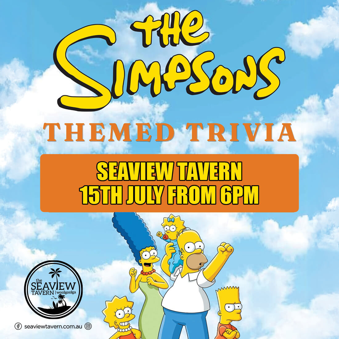 Simpsons Themed Trivia at the Seaview Tavern Woolgoolga