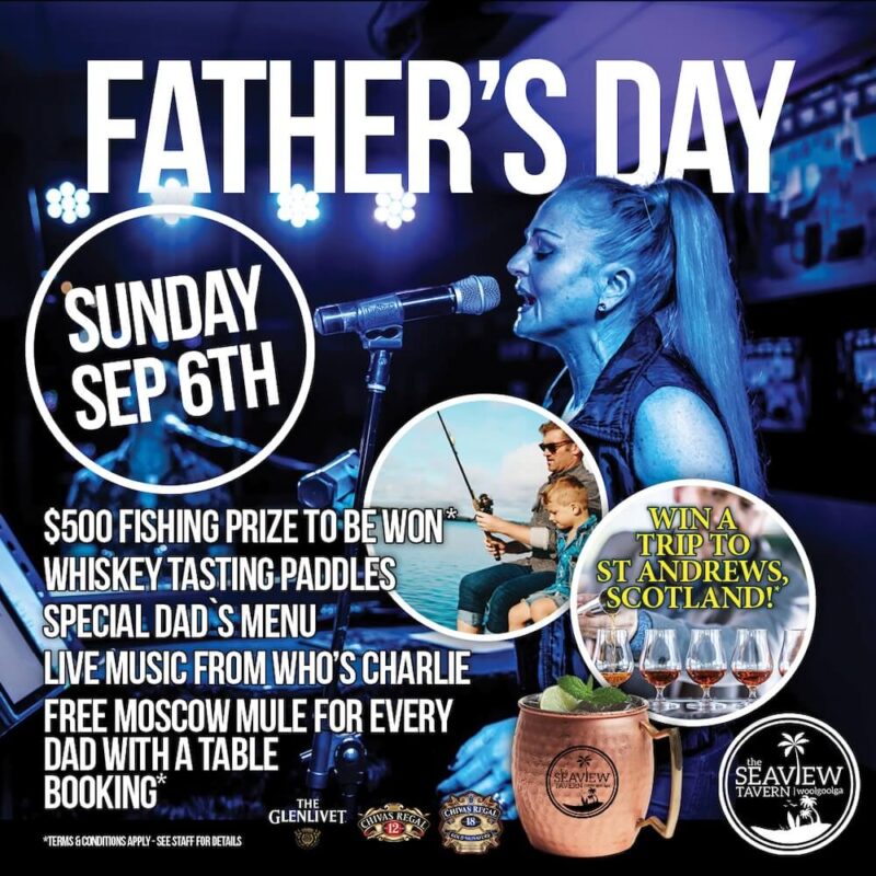 Fathers Day at the Seaview Tavern Woolgoolga 2026