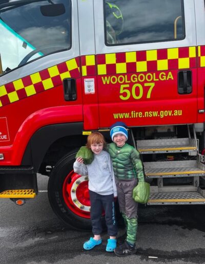 Firetruck fun at the Seaview Tavern