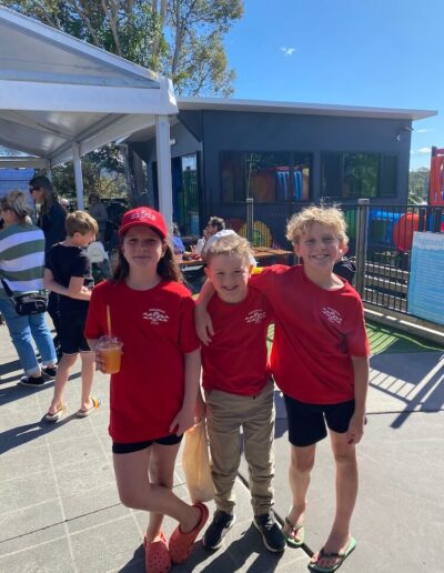 Kids sporting groups have fun