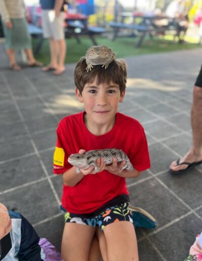 Lizard lover at Seaview