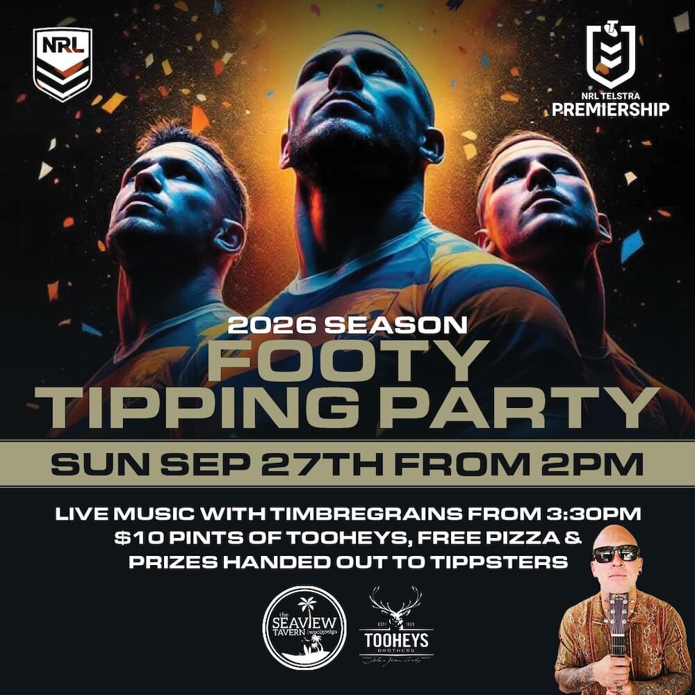 NRL Footy Tipping Party at the Seaview Tavern Woolgoolga