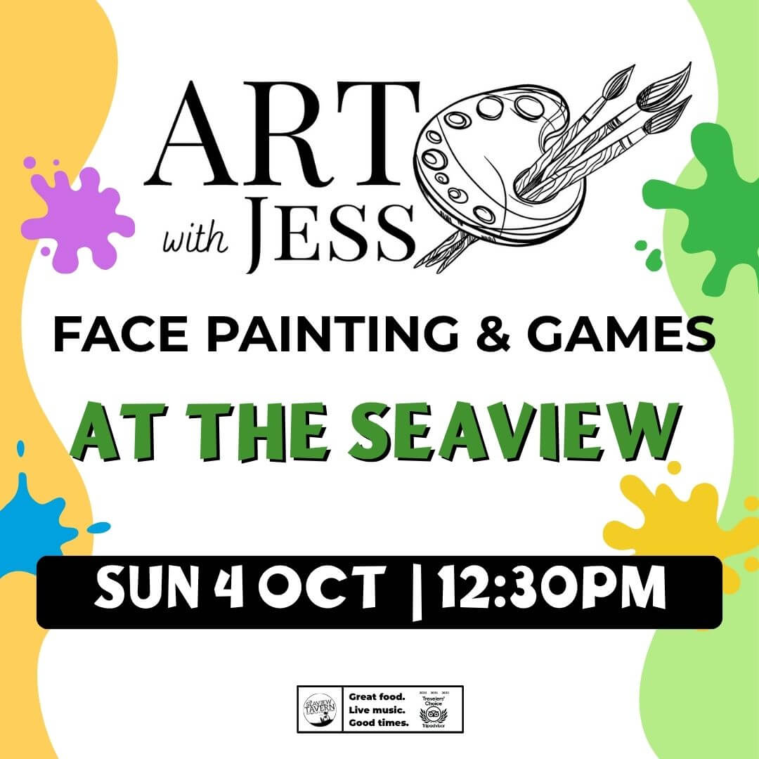 Art with Jess - Face Painting & Games at the Seaview