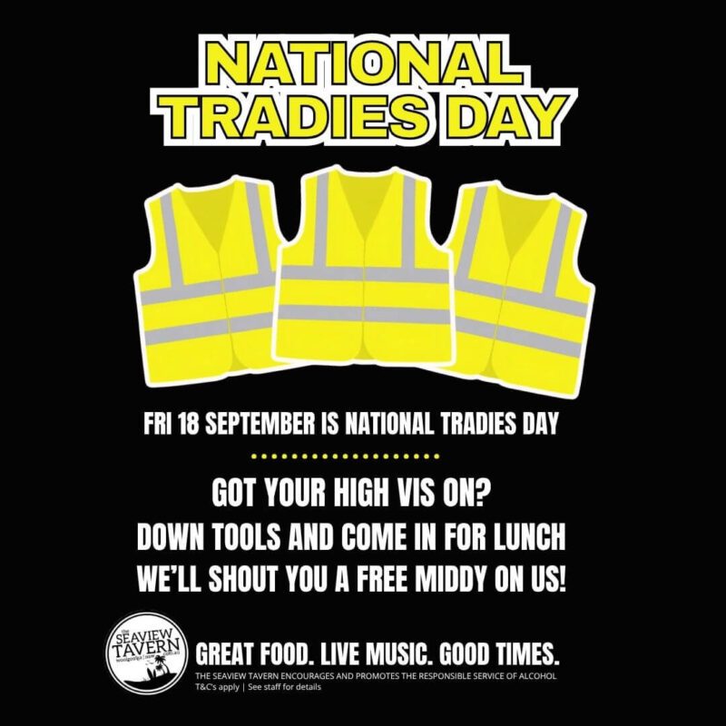 National Tradies Day at the Seaview Tavern